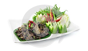 Spicy Minced Beef Salad cooked with ingredient Spicy