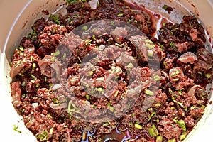 Spicy Minced Pork ( Larb Moo)