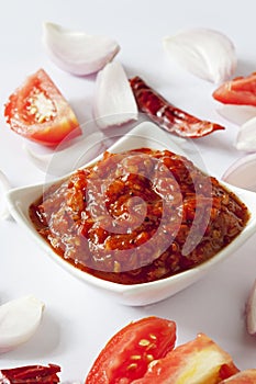 Spicy onion chutney