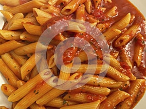 Spicy Pasta Arrabiata Italian Food