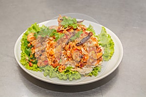 Spicy Seafood Salad