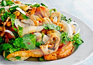 Spicy seafood salad 2