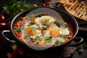 Spicy Shakshouka arabic. Generate Ai