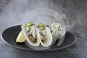 Spicy Shrimp Tacos with Cabbage Slaw photo