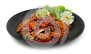 Spicy Stir Fried Squids with Korean Sauce Ojingeo Bokkeum Korean Food