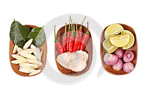 Spicy Thai food ingredients