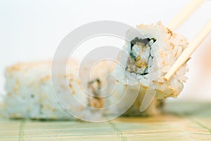 Spicy tuna sushi roll