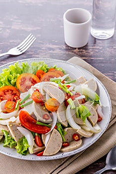 Spicy Vietnamese Sausage Salad