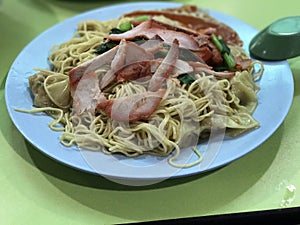 Spicy wanton mee