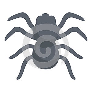 Spider bug icon cartoon vector. Widow animal