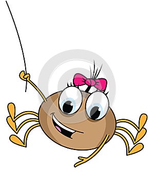 Spider cartoon illustration photo