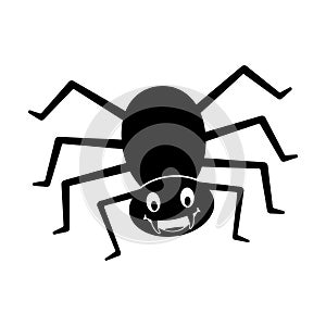 Spider icon vector set. halloween illustration sign collection. cobweb symbol.