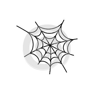Spider icon vector set. halloween illustration sign collection. web symbol cobweb logo.