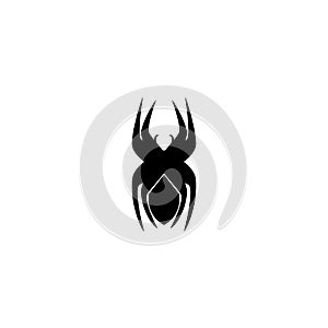 spider illustration logo vector template-vector