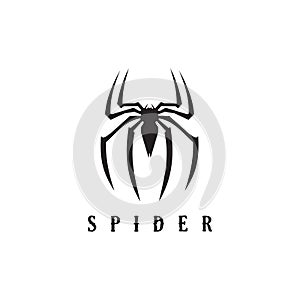 Spider inspiration logo design vector template