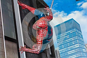 Spider Man wax figure, Madame Tussaud`s Amsterdam