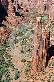 Spider Rock in Canyon de Chelly