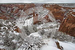 Spider Rock in Canyon De Chelly