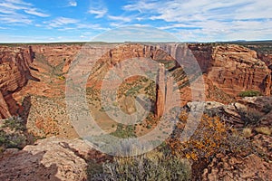 Spider Rock at Canyon de Chelly in Arizona