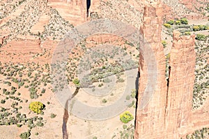 Spider rock, Canyon de Chelly, AZ, US