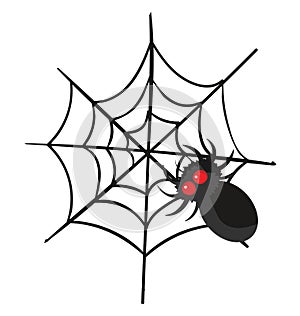 spider web, dreadful Color Isolated Vector icon which can be easily edit or modified
