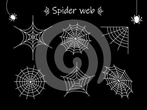 Spider web material set