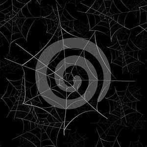 Spider Web Seamless Pattern
