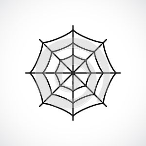 Spider web vector pictogram