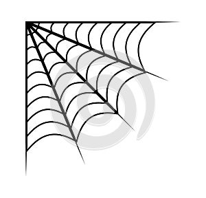 Spider web vector symbol icon design. Beautiful illustration iso