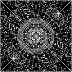 Spider Wire Net Background Vector