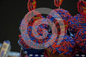 Spiderman cupcakes
