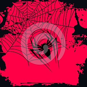 Spiderman red background