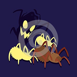 spiders with ghost arachnophobia