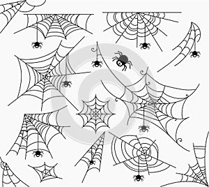 Spiderweb illustration set