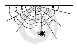 Spiderweb illustration set