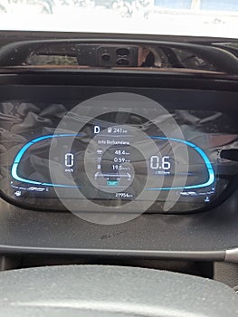 Spidometer Dashboard Number Elektric