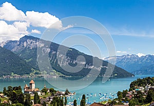 Spiez castle in Switzerland