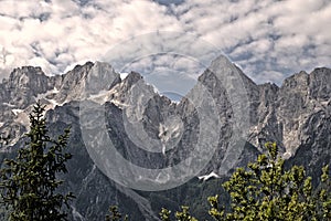 Spik mountain in Julian Alps