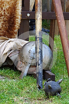 Spiked mace medieval weapons