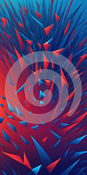 Spiked Shapes in Red Mediumslateblue