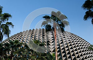 Spiky profile of Esplanade Theatre, Singapore photo