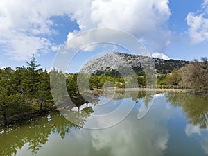 Spil mountain pond - lake. Manisa - Turkey