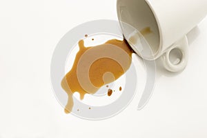 Spilled coffee photo