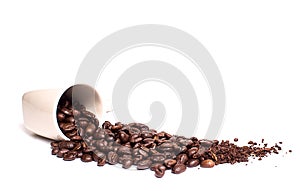 Spilled Coffee Beans