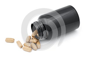 Nutritional supplement in tablet. photo