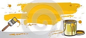 Spilled paint bright