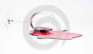 Spilled Red Wine