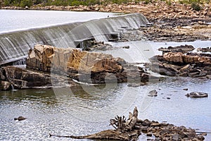 Spillway at Charters Towers Weir photo