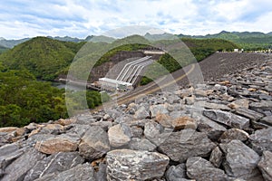 Spillway of Srinakarin dam