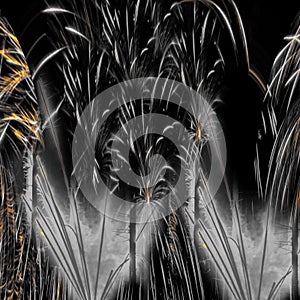 Spin color red,  grey background, night color sky,  night effect, yellow & grey colorgrey